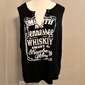 Black Graphic Women's Top